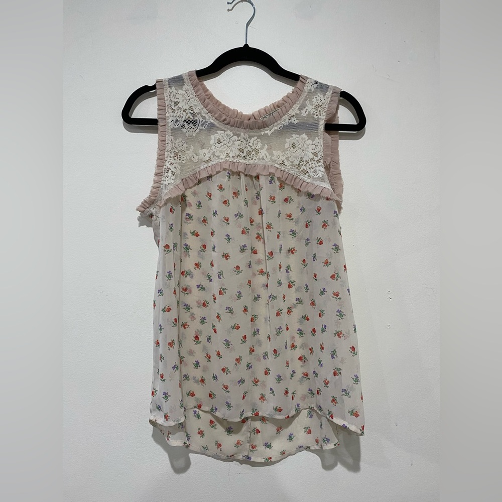 Chloe K. Sheer Tank Top Blouse